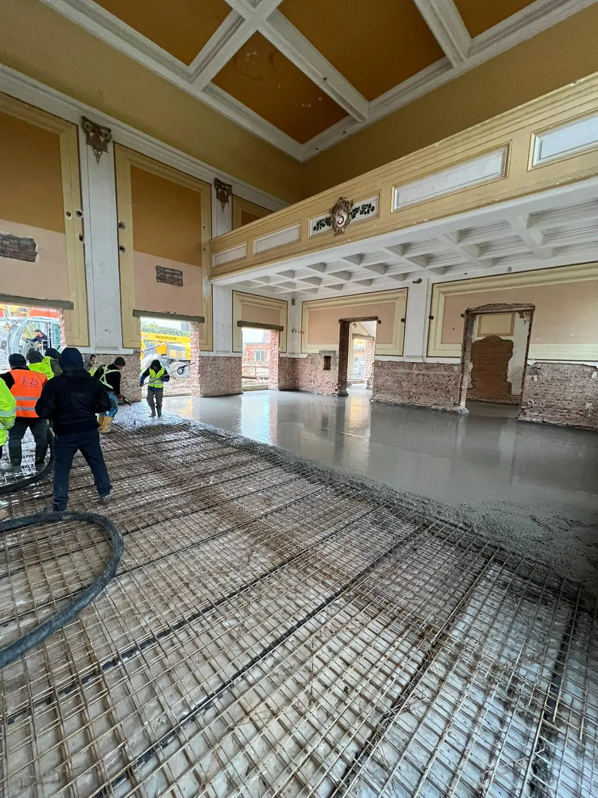 Průmyslová podlaha divadlo Dolany