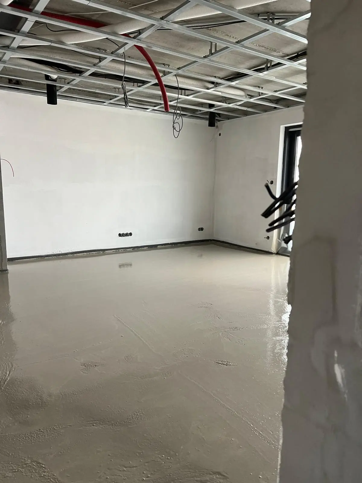 Anhydritová podlaha bytový dům Havířov