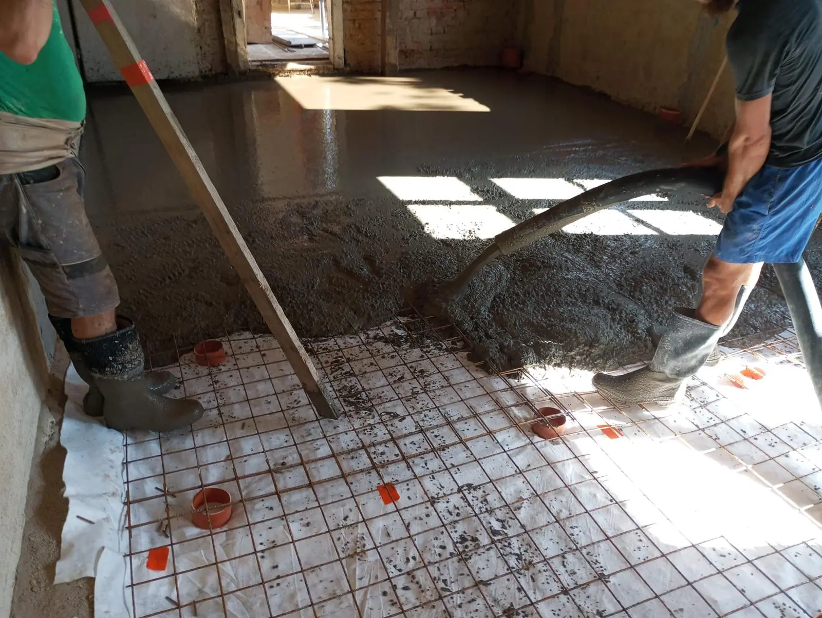 Betonáž kanceláří Přerov