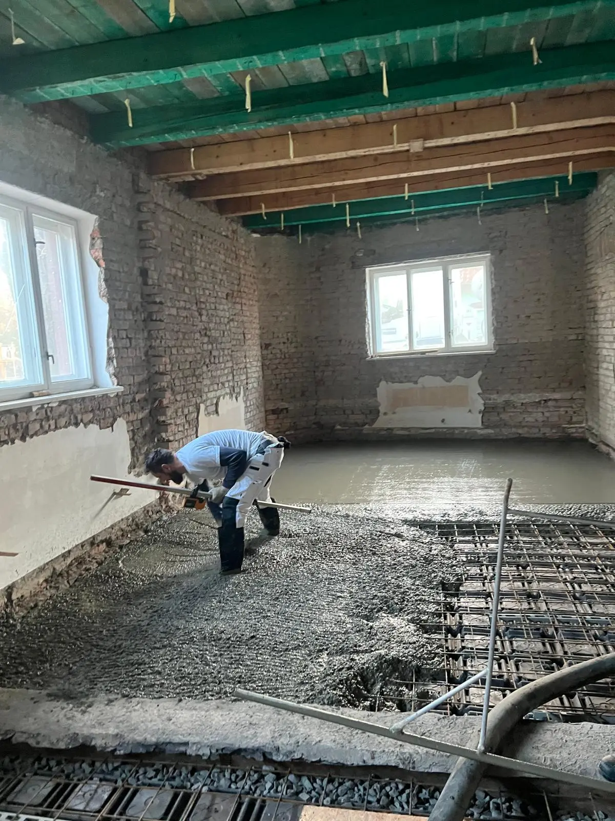 Rekonstrukce staré vily průběh Olomouc